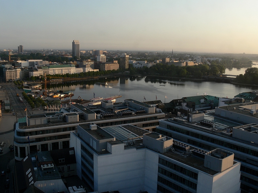 Blick auf die Binnen-Alster