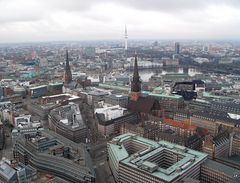 Blick auf die Binnenalster