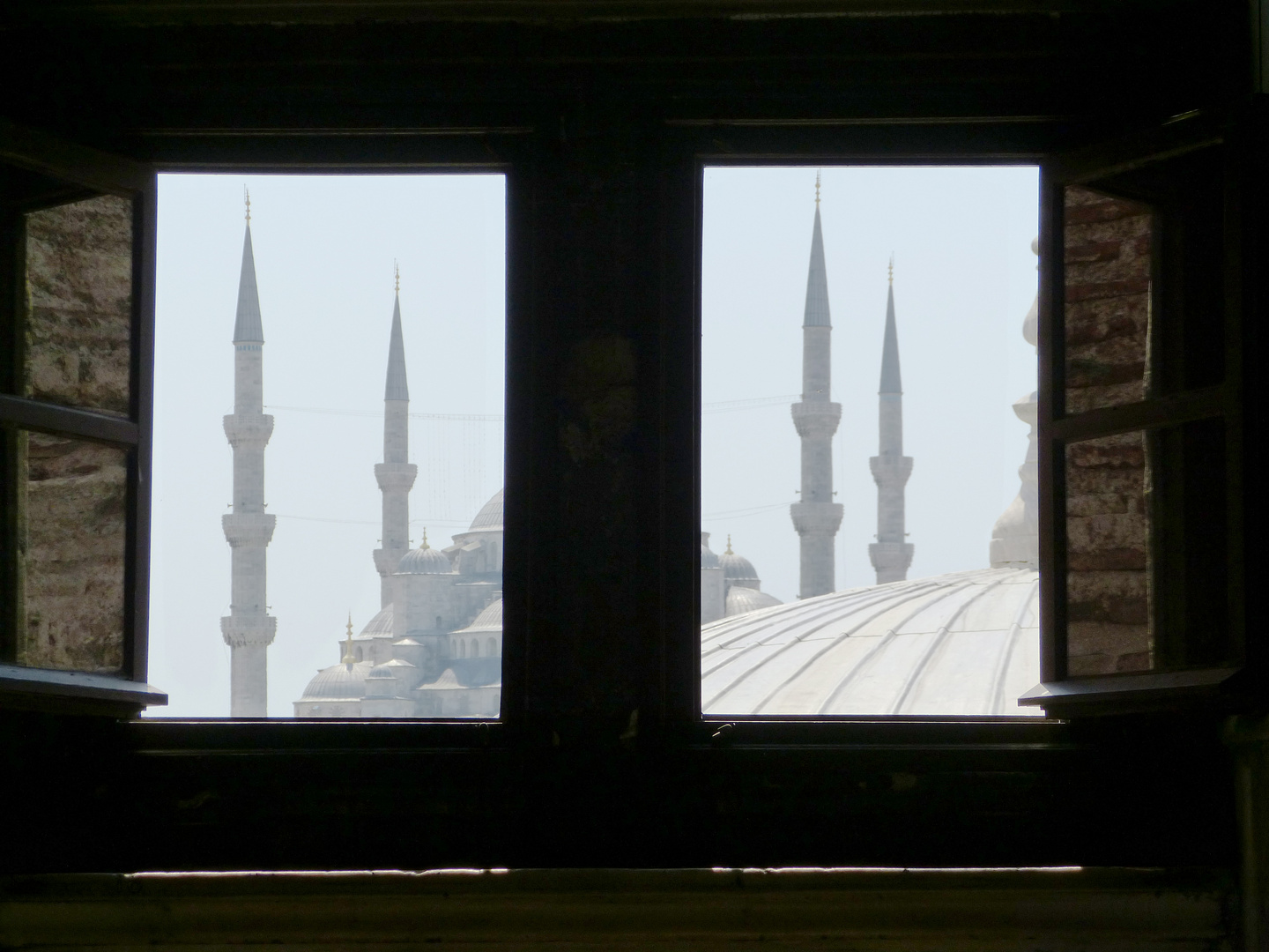 Blick auf die blaue Moschee
