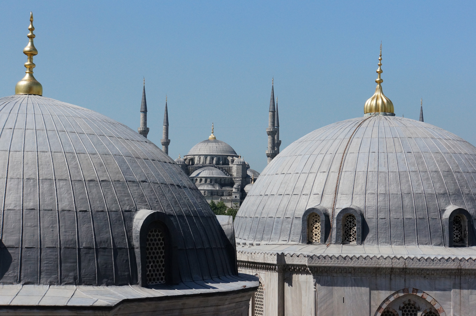 Blick auf die Blaue Moschee