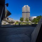 Blick auf die BMW Hauptzentrale