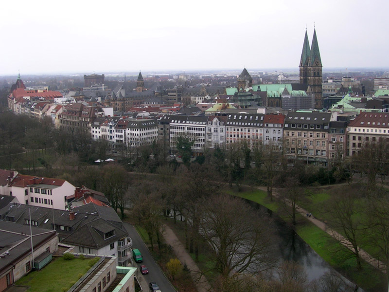 Blick auf die Bremer Altstadt