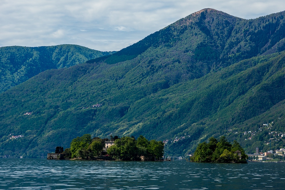 Blick auf die Brissago-Inseln