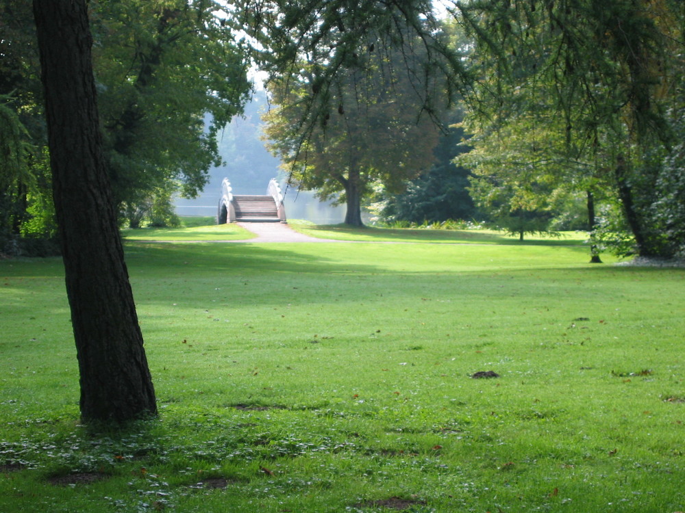 Blick auf die Brücke.........it was im september