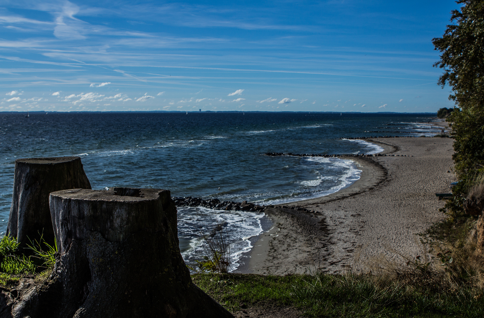 Blick auf die Bucht