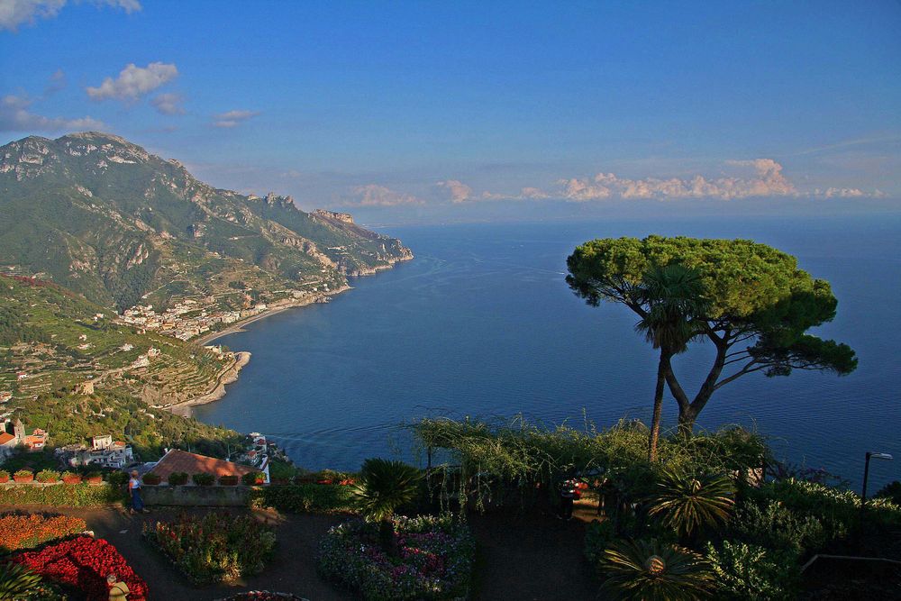 Blick auf die Bucht von Amalfi