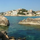 Blick auf die Bucht von Cala Fornells in Paguera