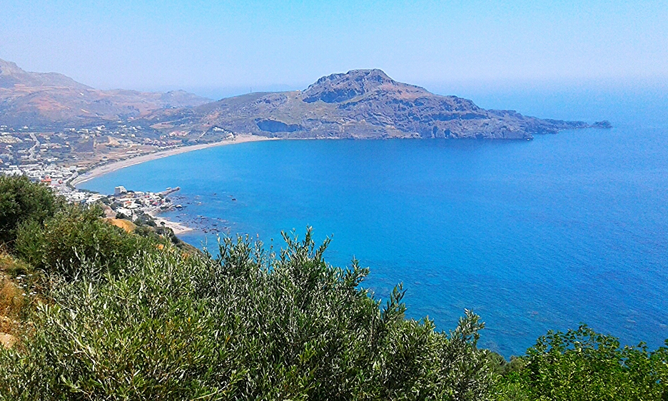 Blick auf die Bucht von Plakias 