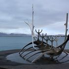 Blick auf die Bucht von Reykjavik