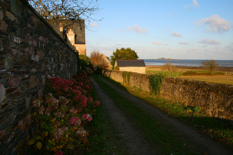 Blick auf die Bucht_An der Abbaye de Beauport