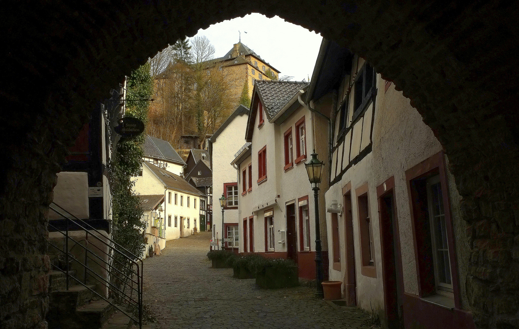 Blick auf die Burg Blankenheim