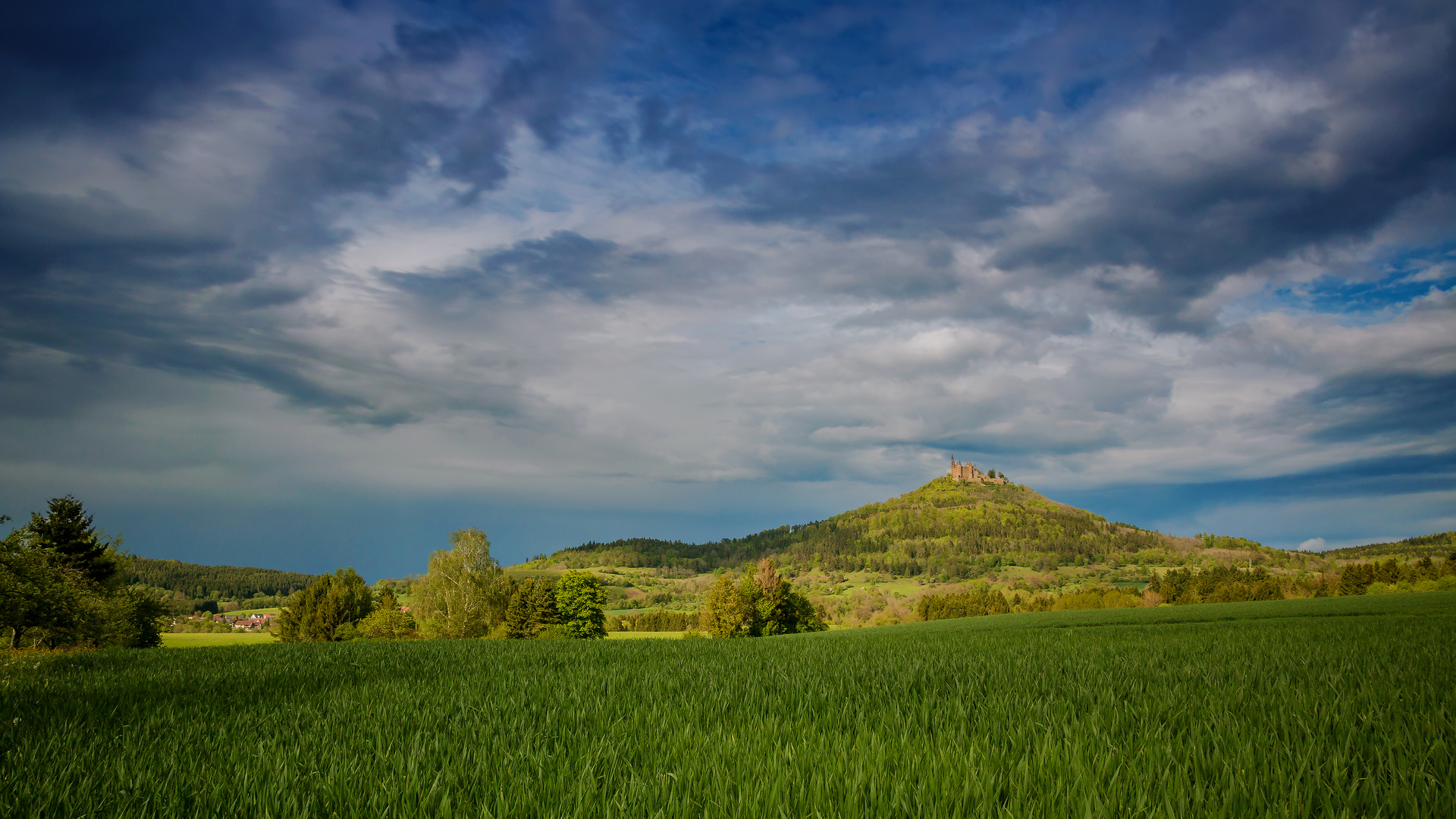 Blick auf die Burg Hohenzollern 2