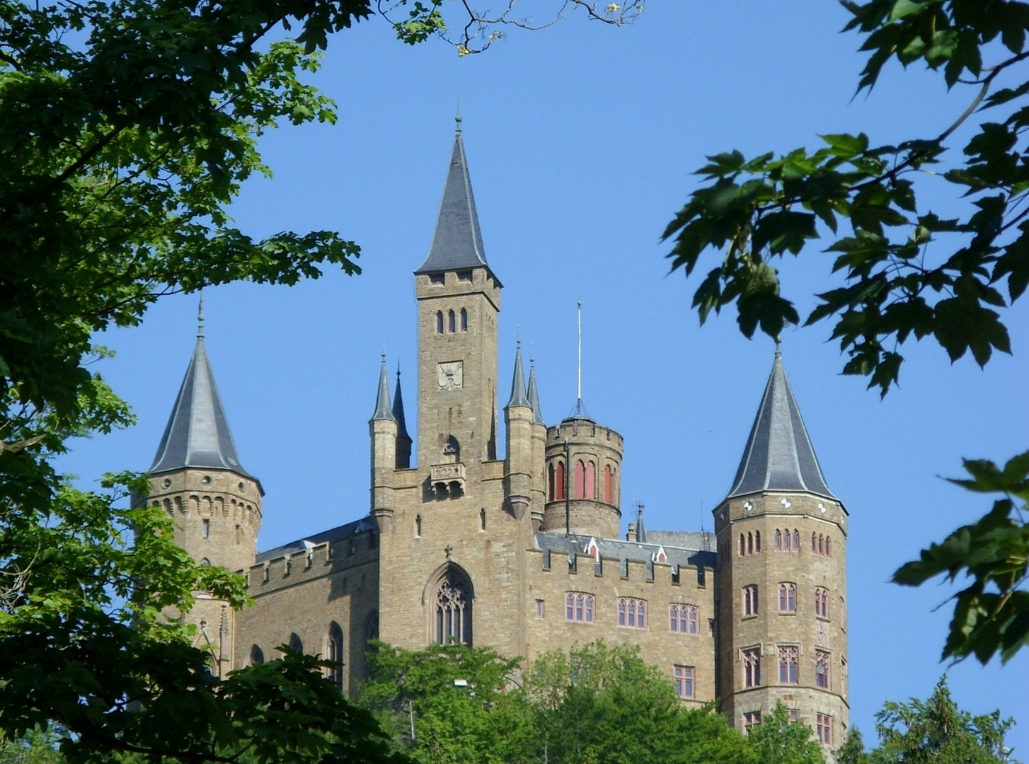 Blick auf die Burg Hohenzollern