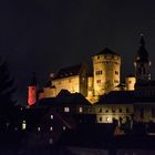 Blick auf die Burg in Stolberg