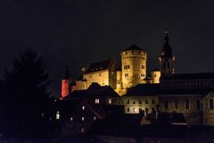 Blick auf die Burg in Stolberg