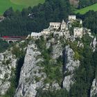 Blick auf die Burg Klamm