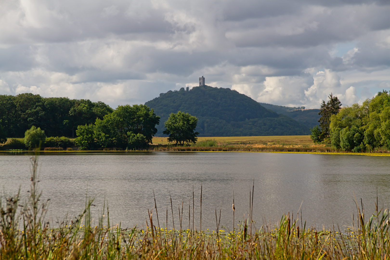 Blick auf die Burg Olbrück