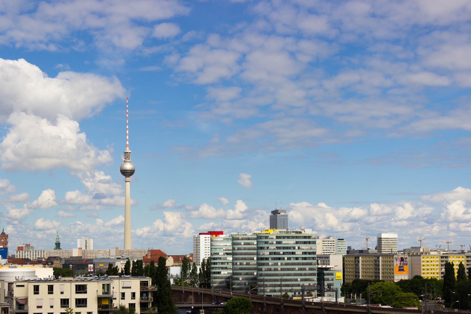 Blick auf die BVG-Zentrale in Berlin