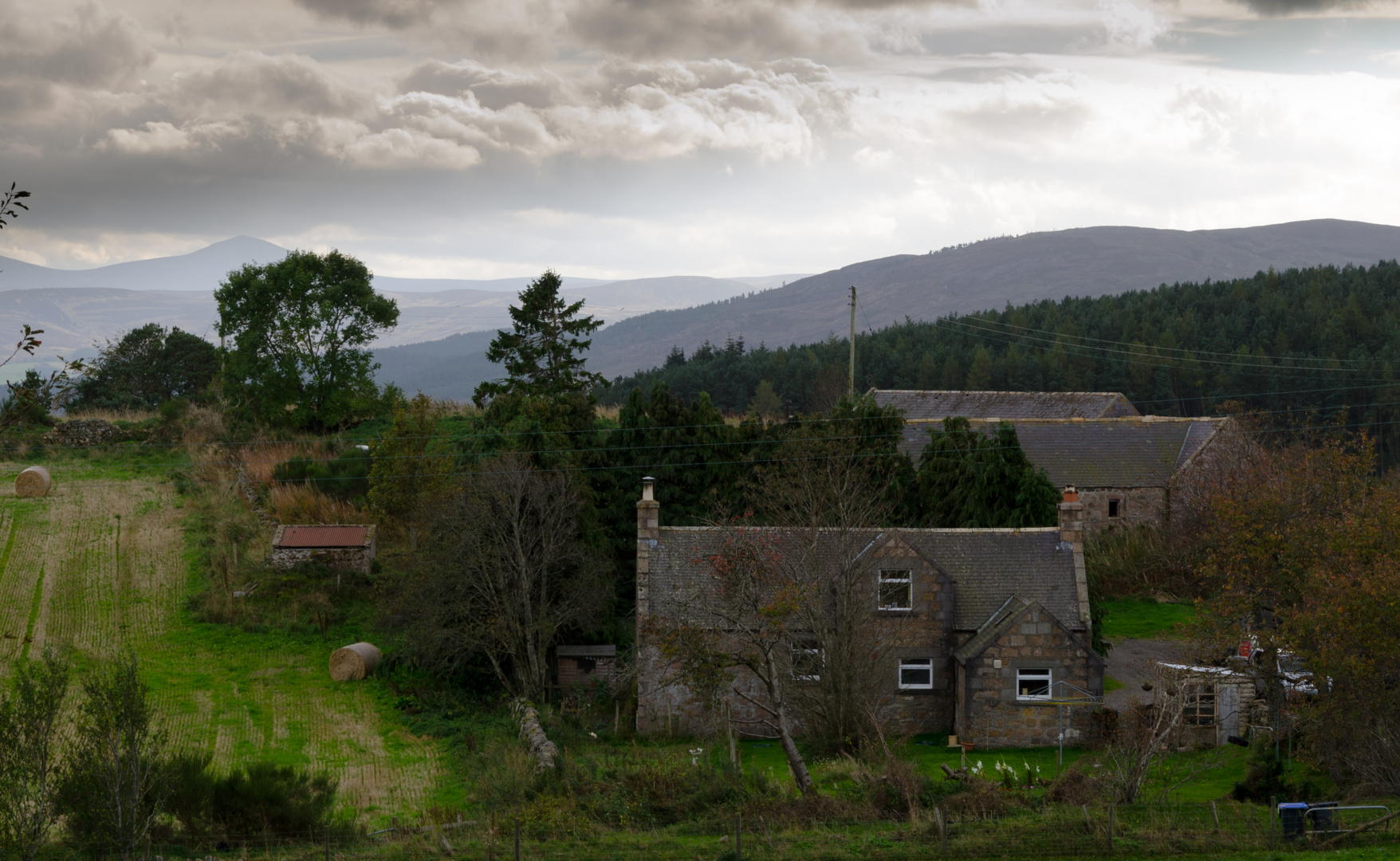 Blick auf die Cairngorms