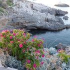 Blick auf die Cala Lliteras im Abendlicht