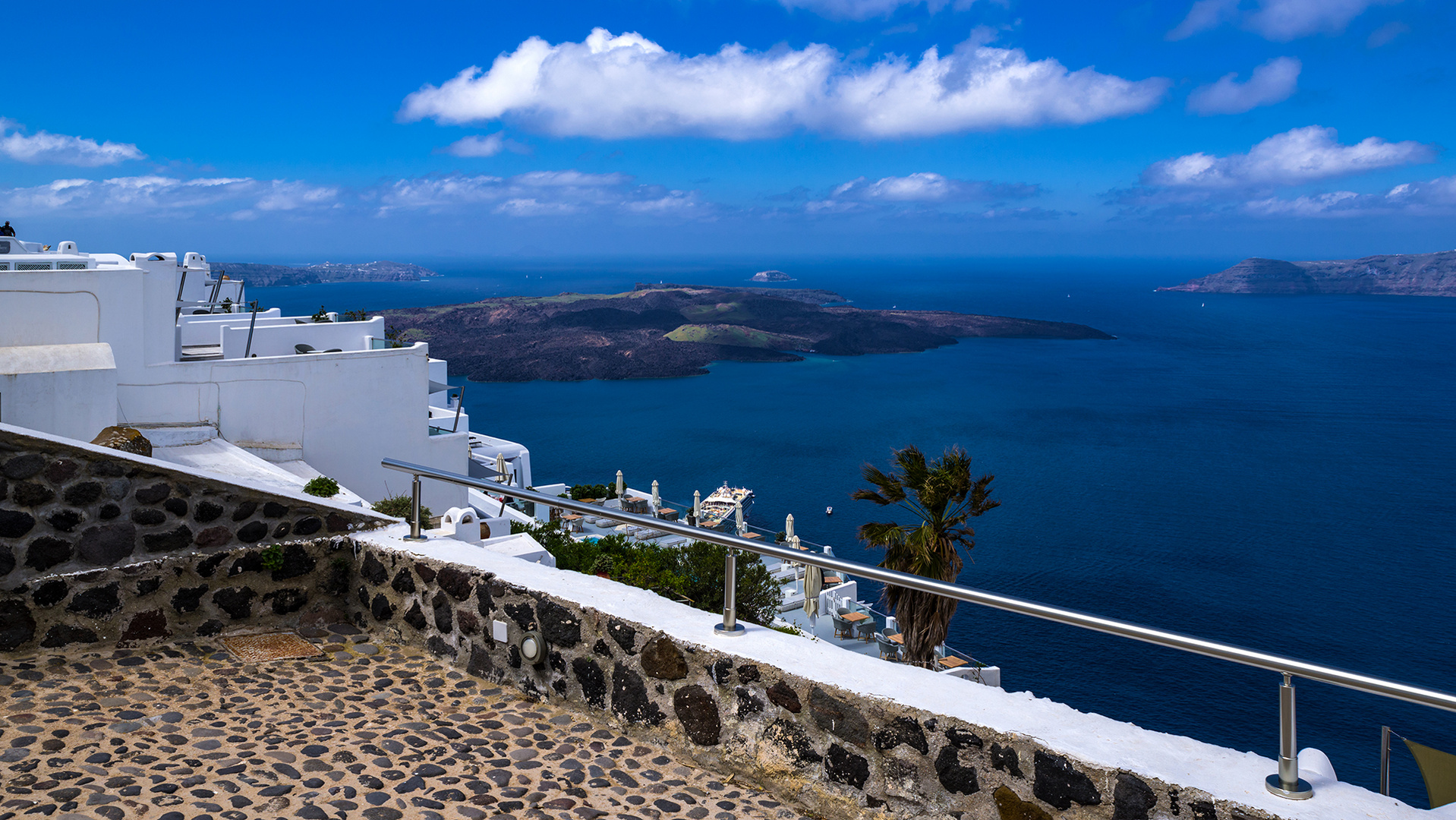 Blick auf die Caldera