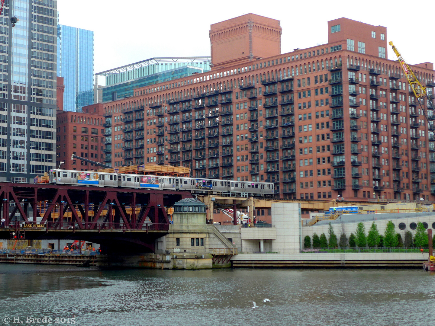 Blick auf die Chicago Elevated