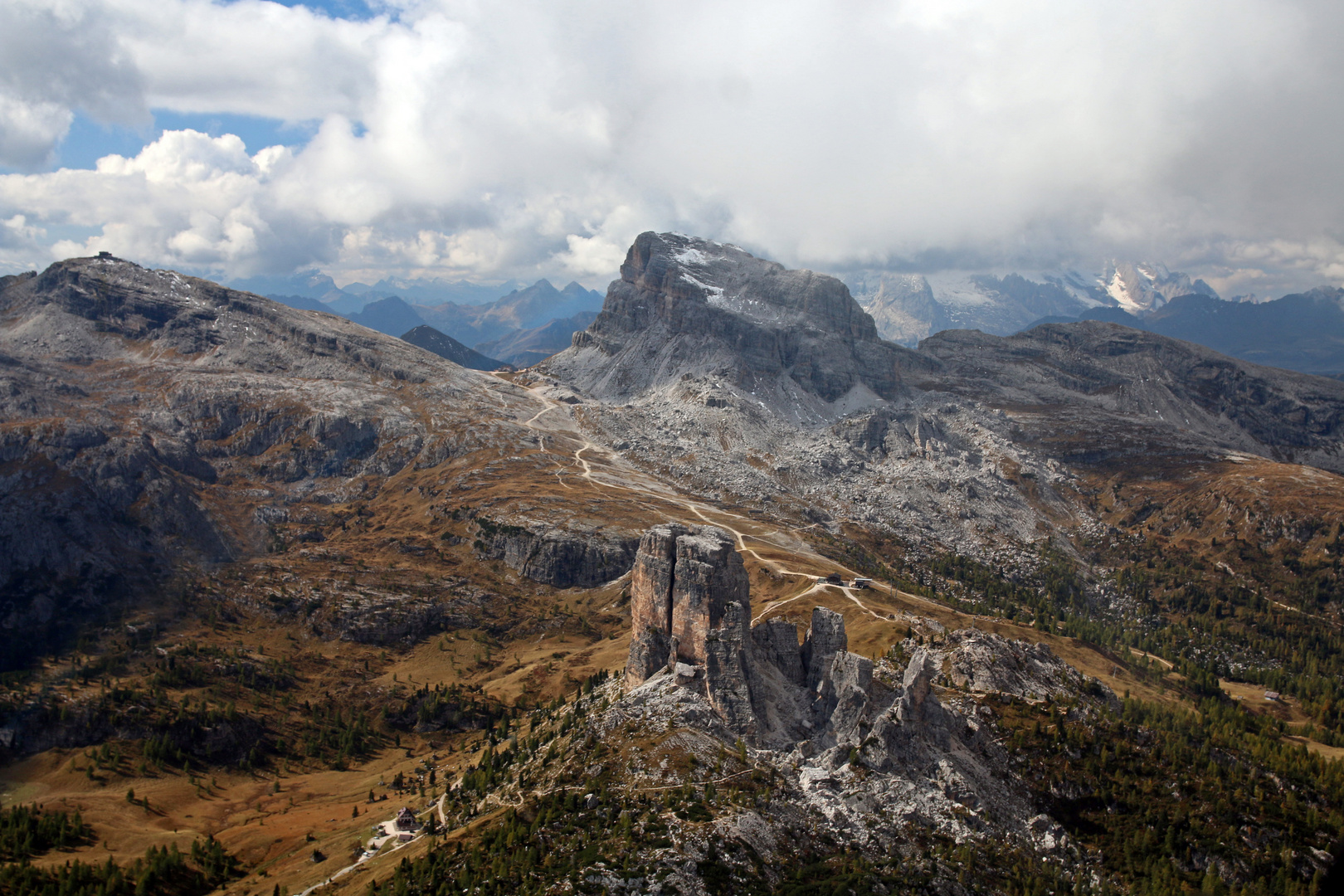 Blick auf die Cinque Torri