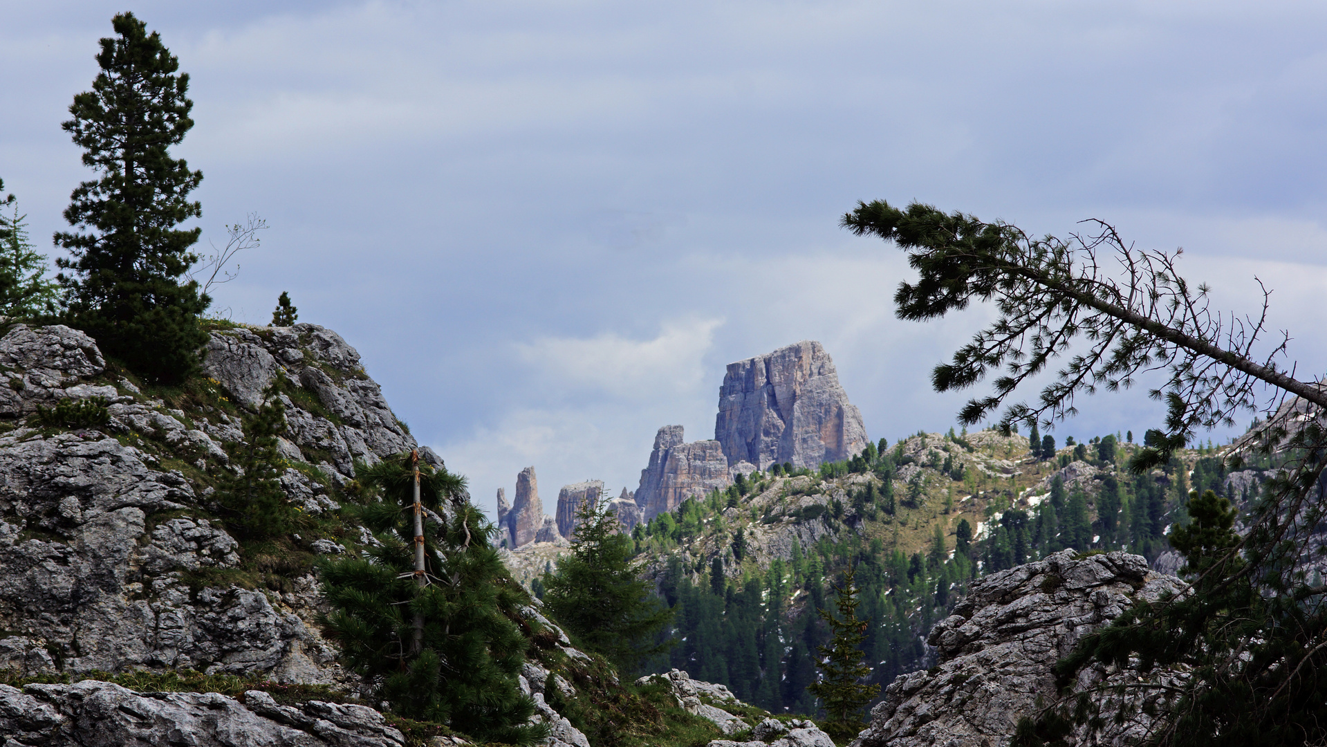 Blick auf die Cinque Torri