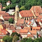 Blick auf die Dächer der Innenstadt von Schwäb.Hall