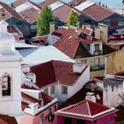 Blick auf die Dächer des Alfama-Viertels, Lisboa