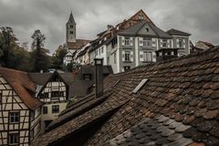 Blick auf die Dächer von Meersburg