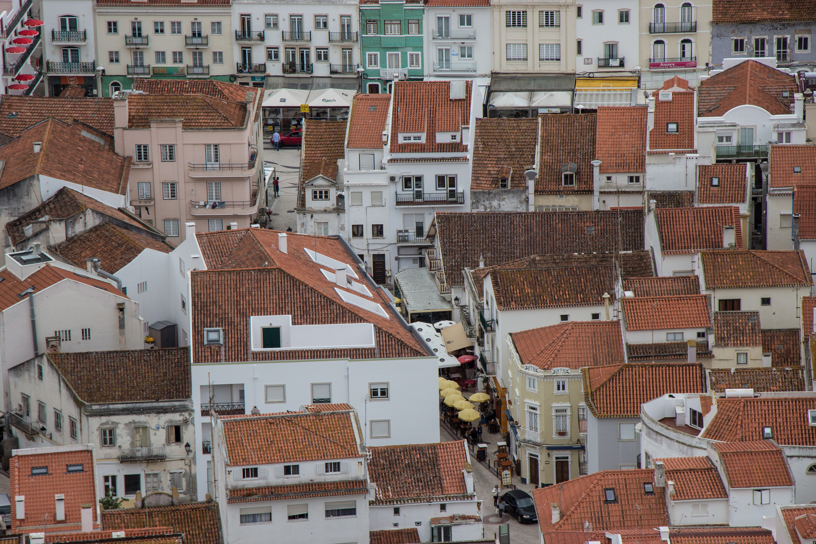 Blick auf die Dächer von Nazaré