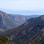 Blick auf die Dafnon Schlucht und den Argolischen Golf