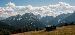 Blick auf die Dolomiten