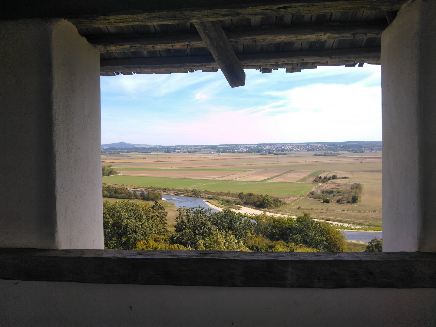 Blick auf die Donau von der Heuneburg in Hundersingen