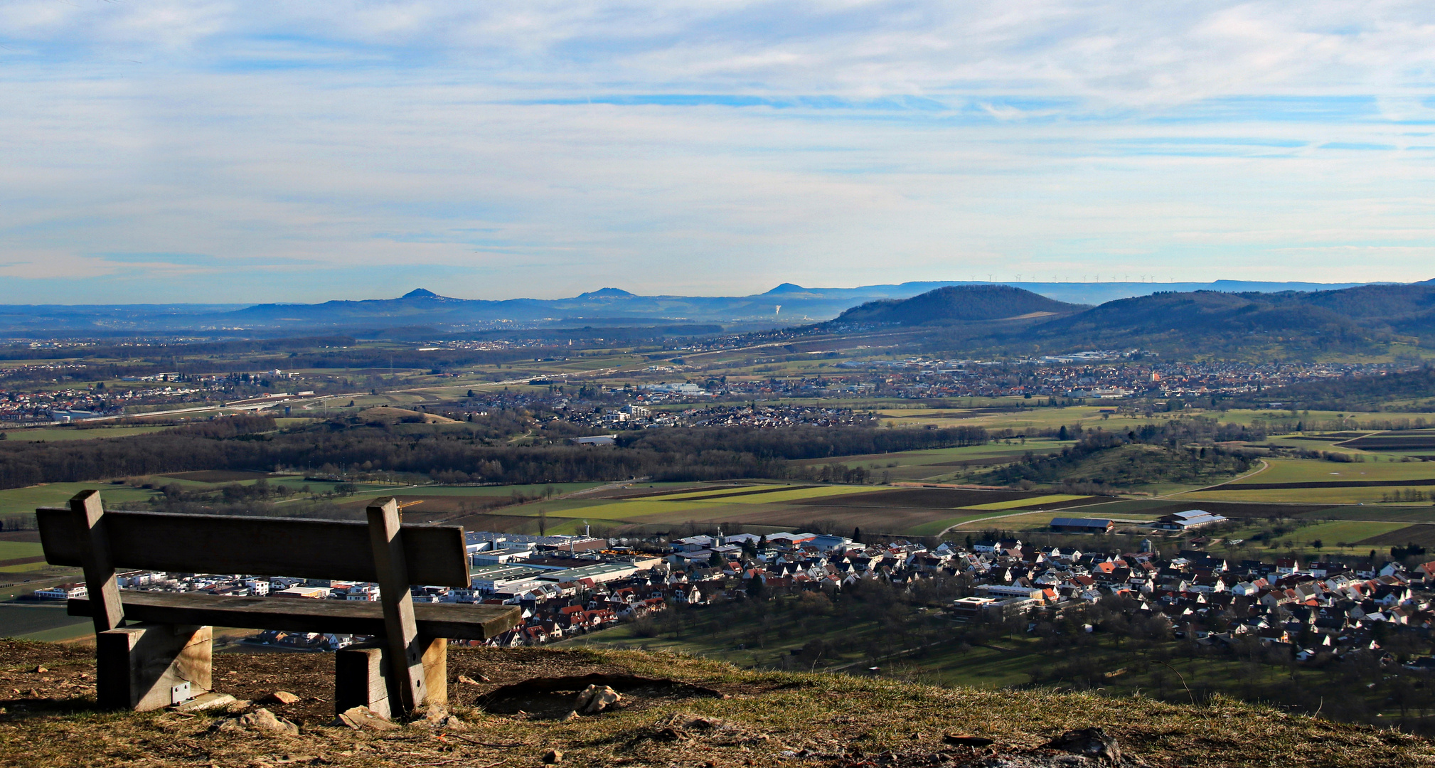 Blick auf die Drei-Kaiser-Berge