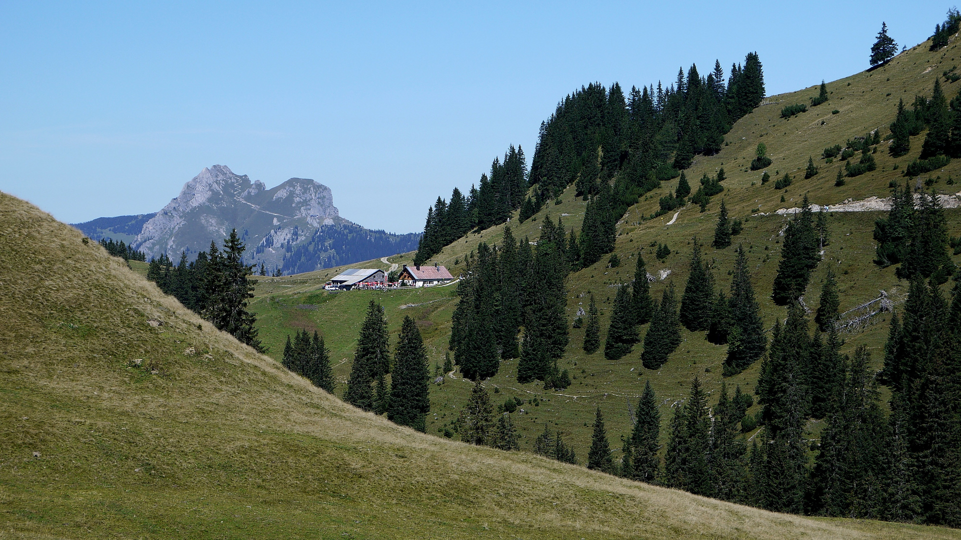 Blick auf die Edenalpe...