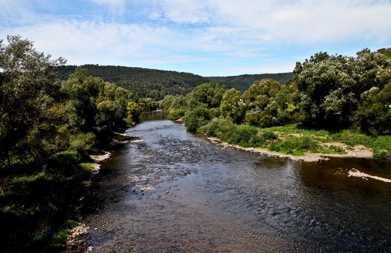 Blick auf die Eder