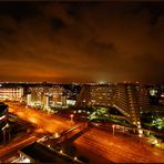 Blick auf die Ehemalige Oberpostdirektion in der City Nord in Winterhude