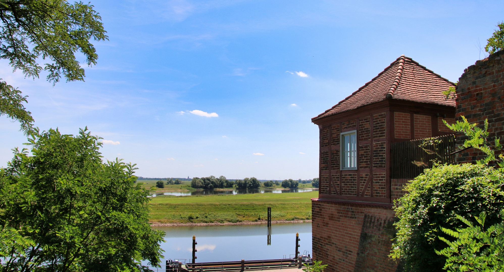 Blick auf die Elbe