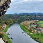 ... Blick auf die Elbe...