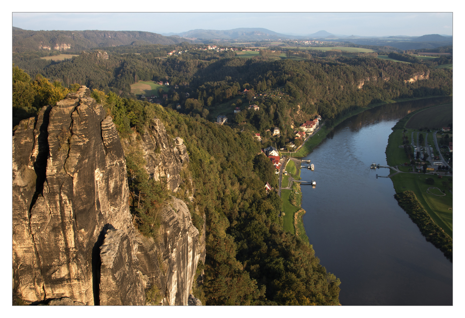 Blick auf die Elbe