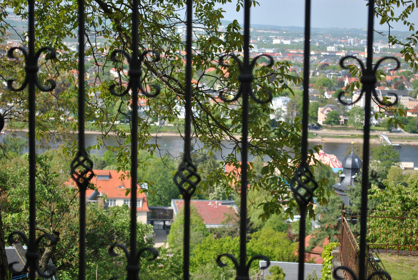 Blick auf die Elbe