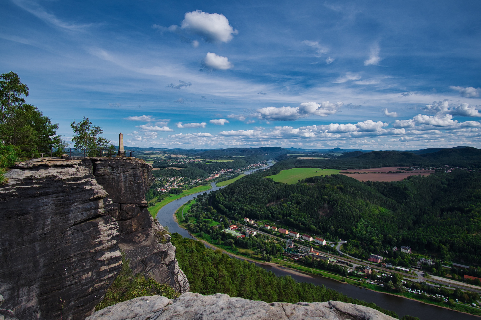 Blick auf die Elbe