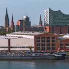 Blick auf die  Elbphilharmonie