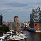 Blick auf die Elbphilharmonie