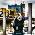 Blick auf die Elbphilharmonie Hamburg