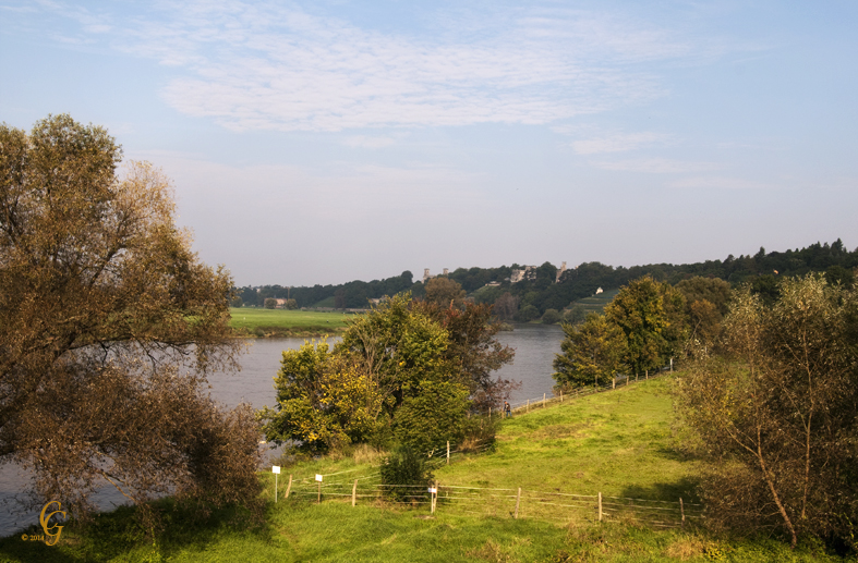 Blick auf die Elbschlößer