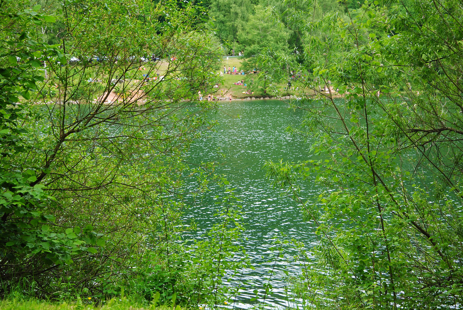 Blick auf die Erzgrube BW