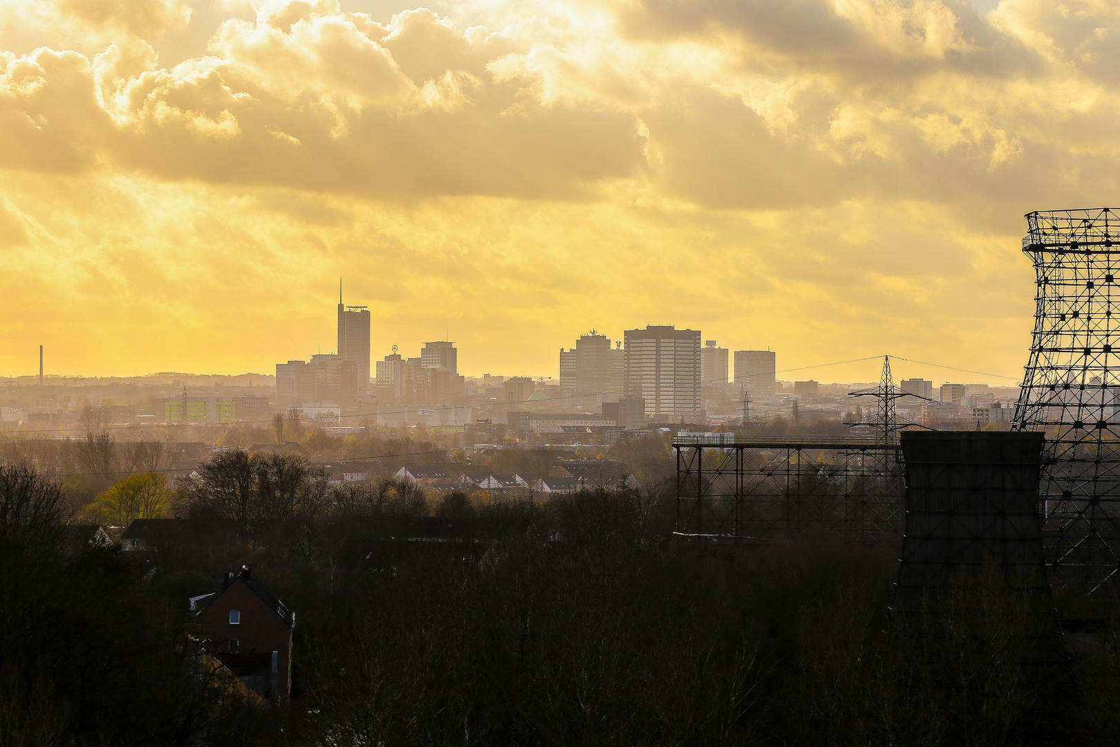 Blick auf die Essener Innenstadt